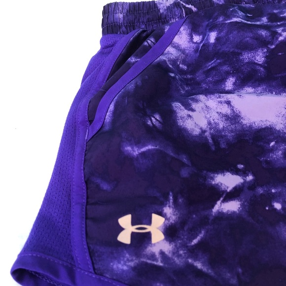 Purple workout shorts - Picture 2 of 2